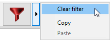 Filter context menu